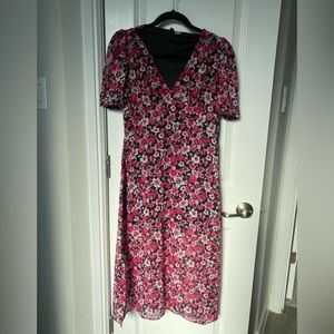 Floral midi dress